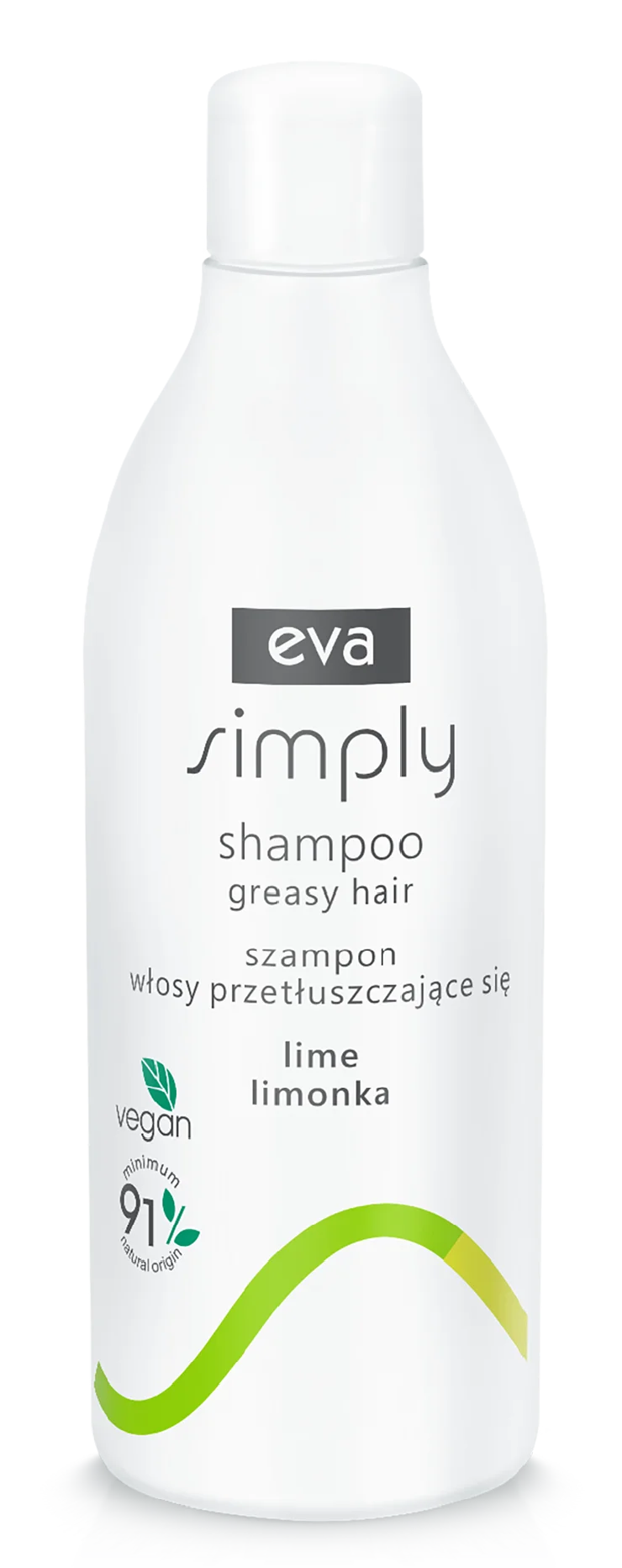 EVA SIMPLY Szampon do włosów przetłuszczających się z limonką